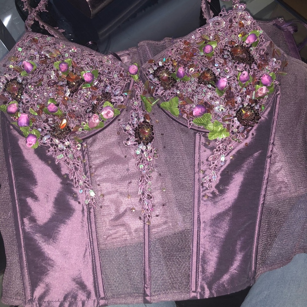 Prom dress with the bag and shoe